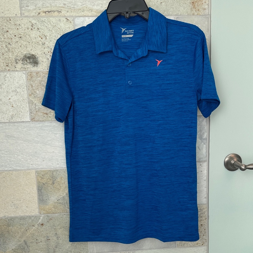 Old Navy Active Kids Blue Polo Shirt